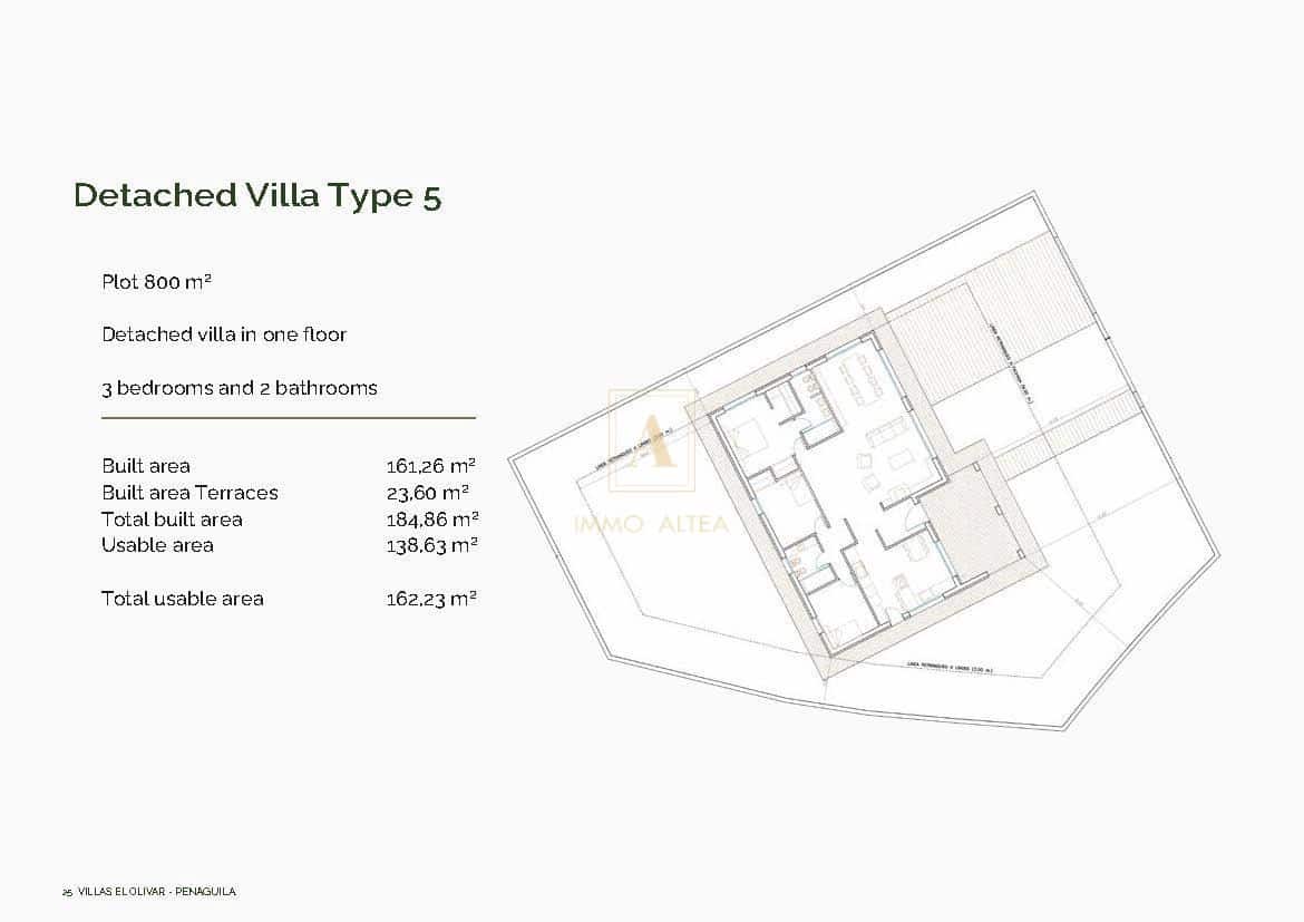 3 makuuhuone Huvila myytävänä paikassa Penaguila - 429 000 € (Ref: 9567601)