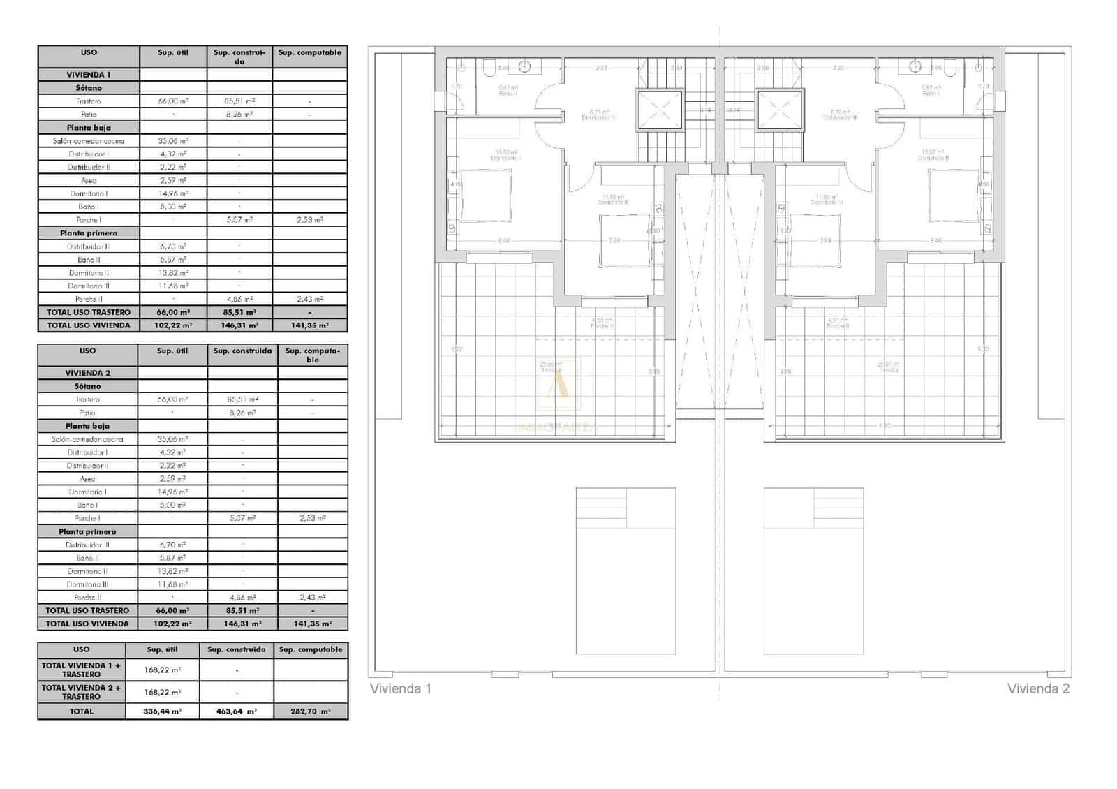3 makuuhuone Huvila myytävänä paikassa Benijofar mukana uima-altaan - 515 000 € (Ref: 9567626)