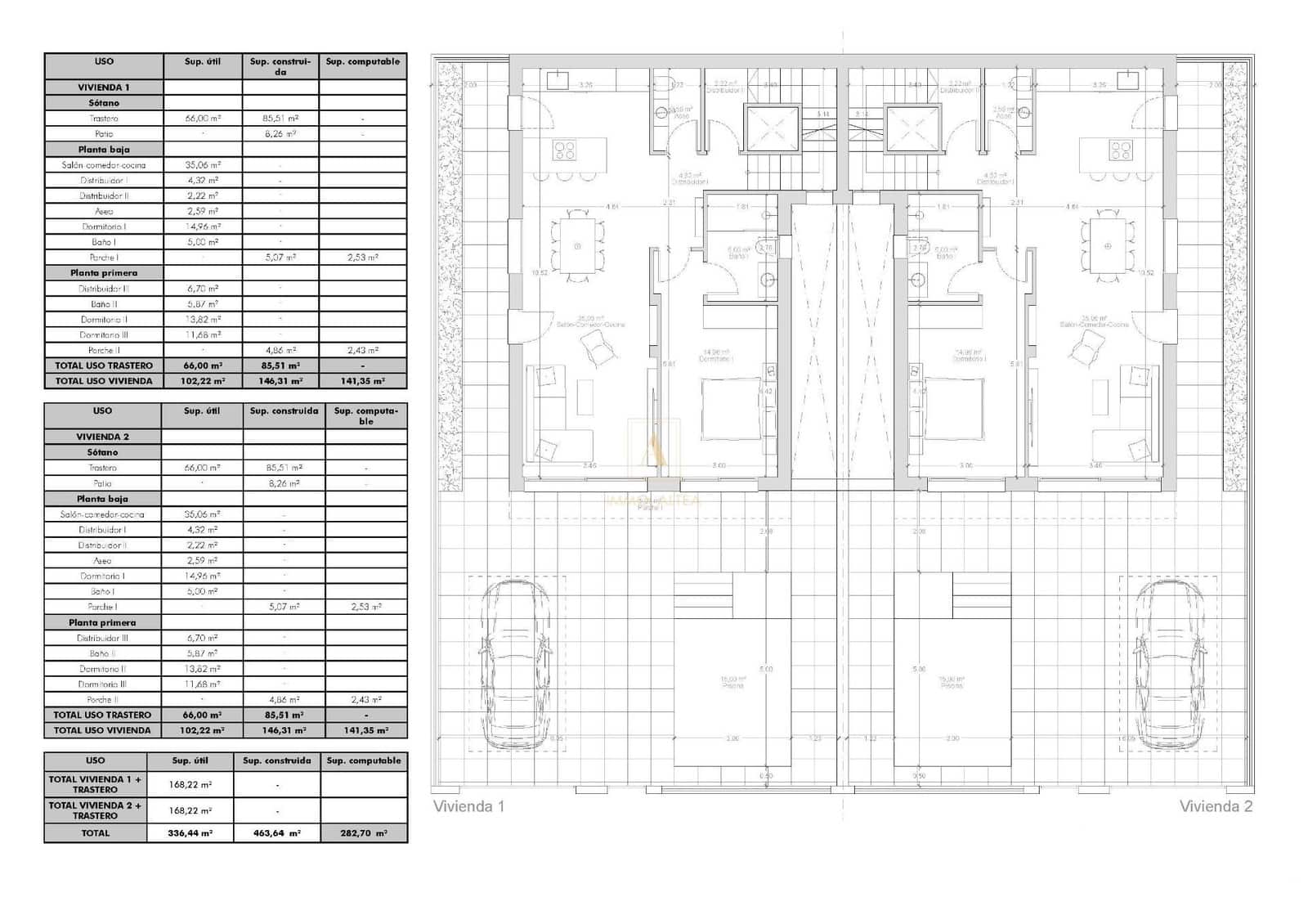 3 makuuhuone Huvila myytävänä paikassa Benijofar mukana uima-altaan - 515 000 € (Ref: 9567626)