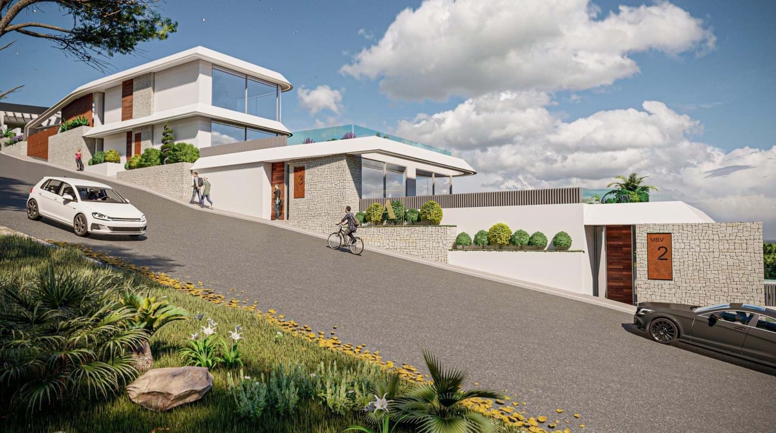 3 soveværelse Lejlighed til salg i Calpe / Calp med swimmingpool - € 1.200.000 (Ref: 9567636)