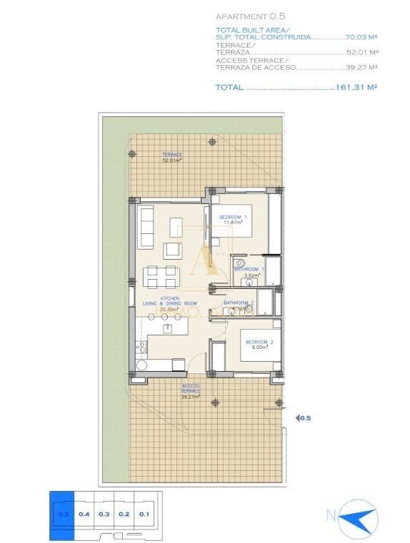 2 chambre Appartement à vendre à Los Alcazares avec piscine - 275 000 € (Ref: 9567644)