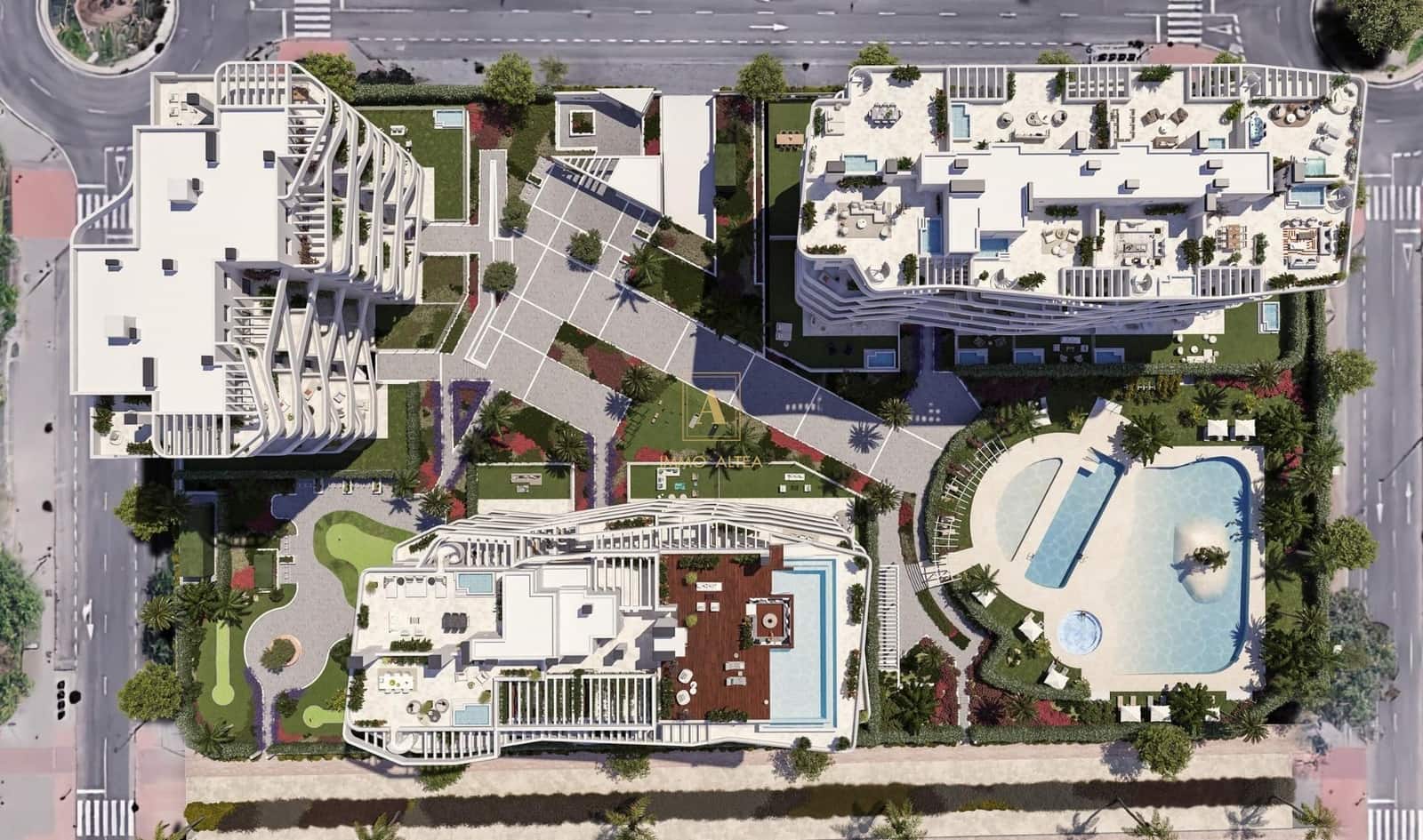 1 chambre Appartement à vendre à Alicante ville avec piscine - 390 000 € (Ref: 9567665)