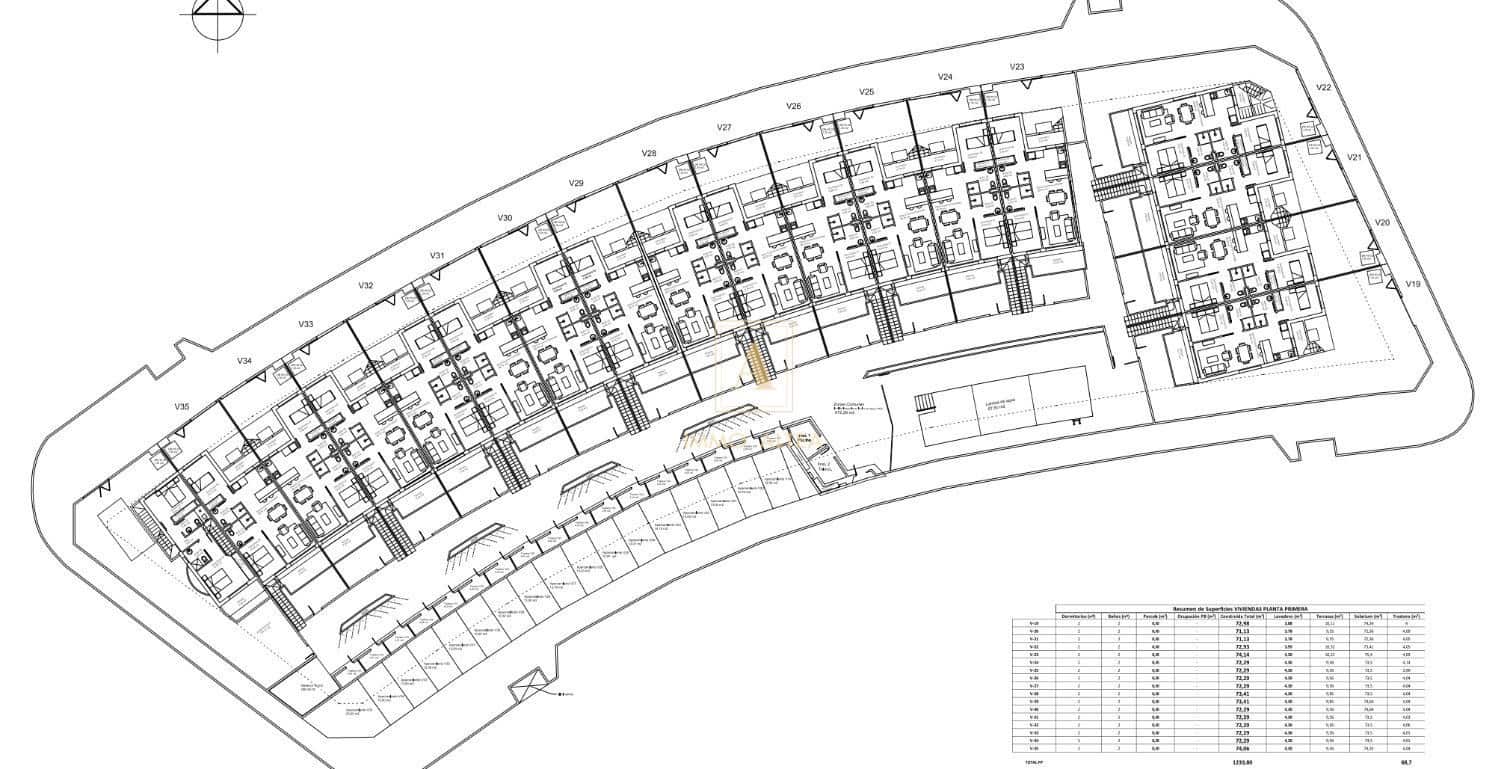 3 quarto Casa em Banda para venda em Pilar de la Horadada com piscina - 370 000 € (Ref: 9567699)