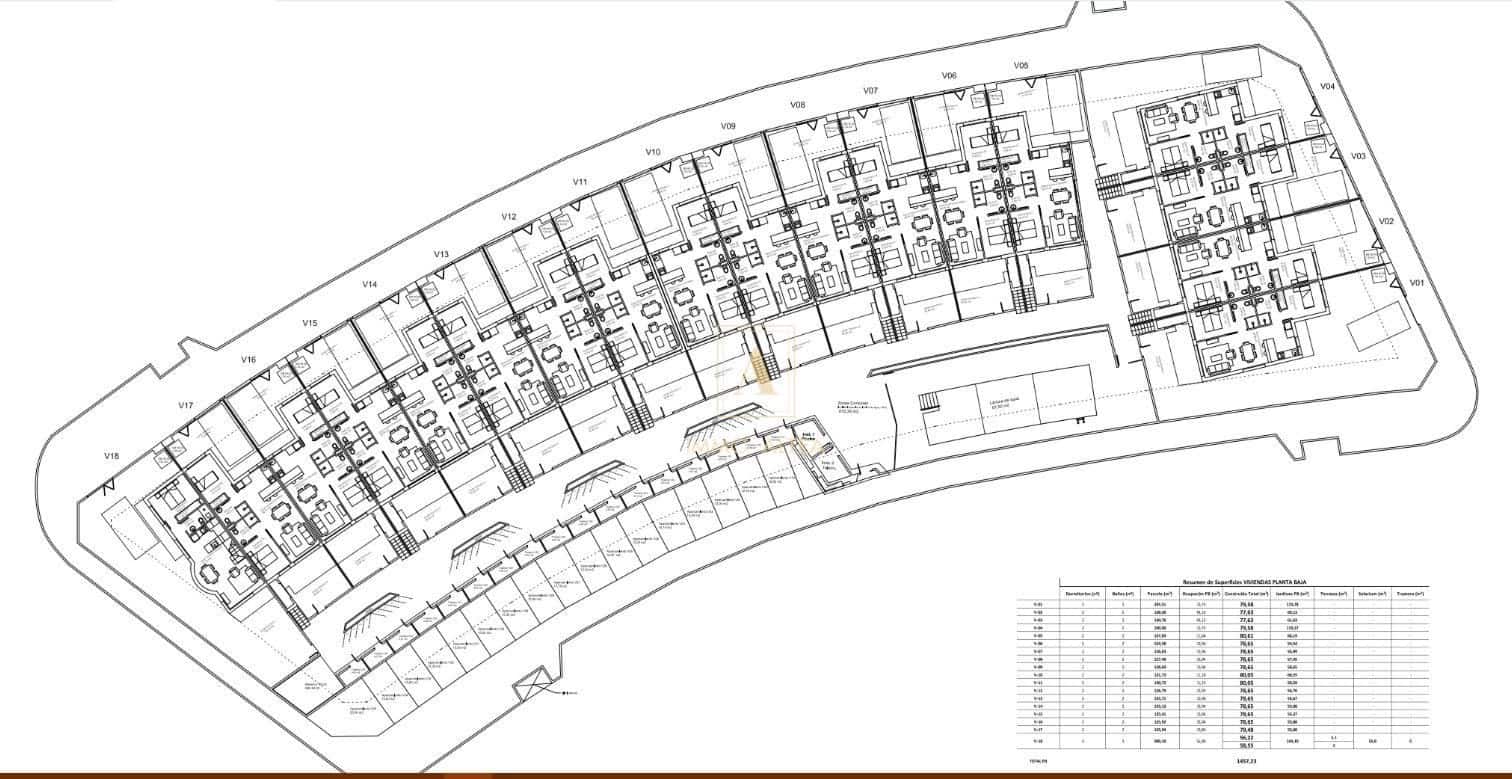 3 quarto Casa em Banda para venda em Pilar de la Horadada com piscina - 370 000 € (Ref: 9567699)