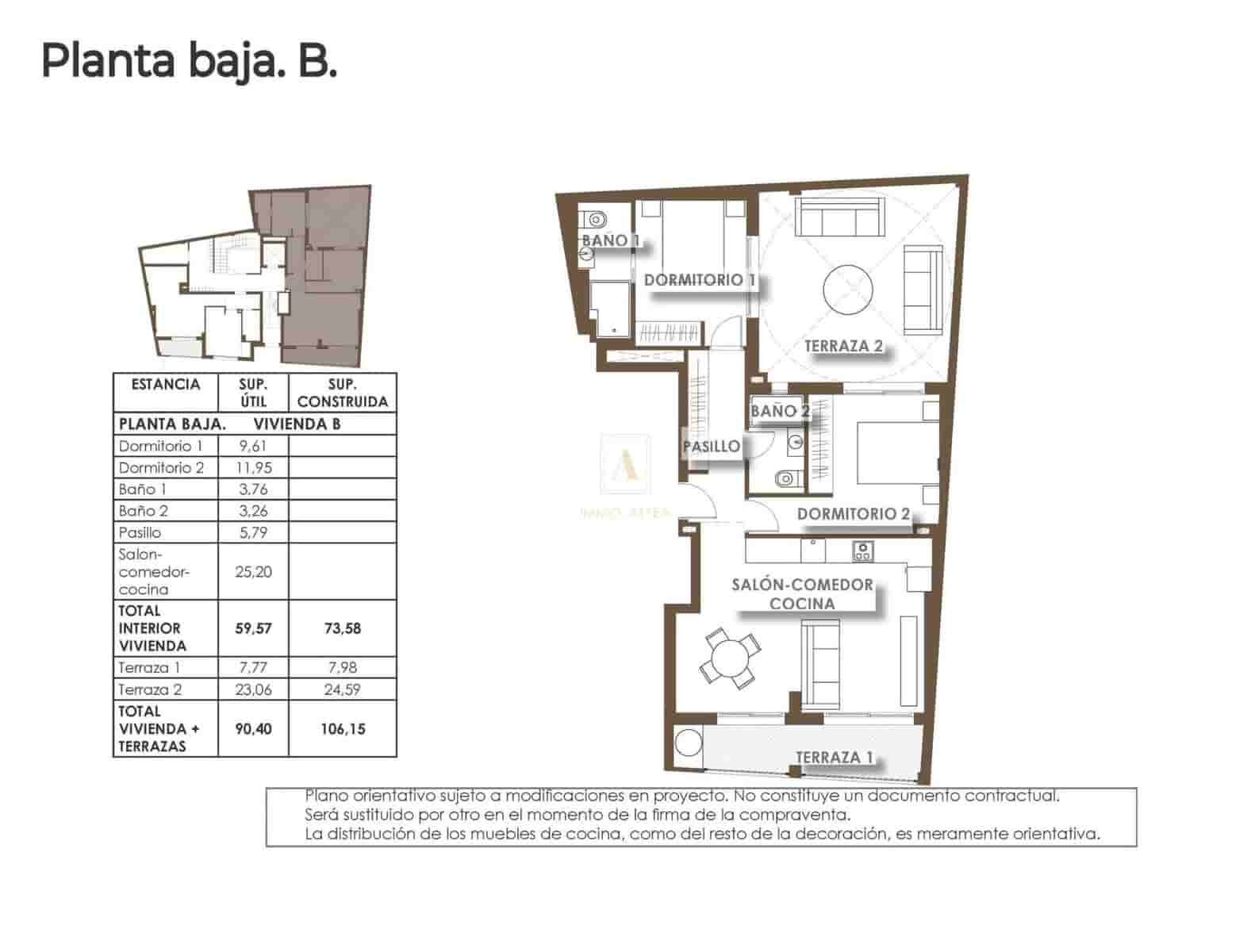 2 soveværelse Lejlighed til salg i Torrevieja med swimmingpool - € 268.000 (Ref: 9567744)