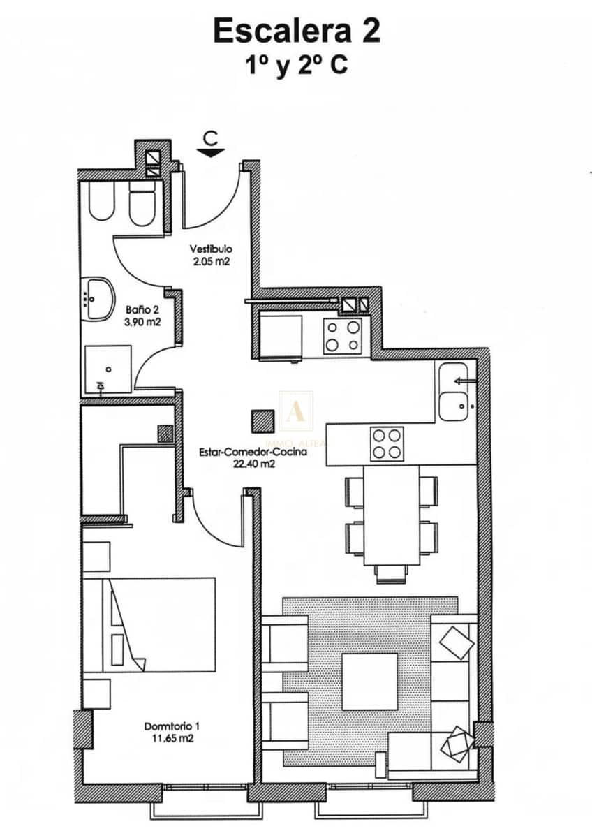 1 chambre Appartement à vendre à Avileses - 78 000 € (Ref: 9567764)