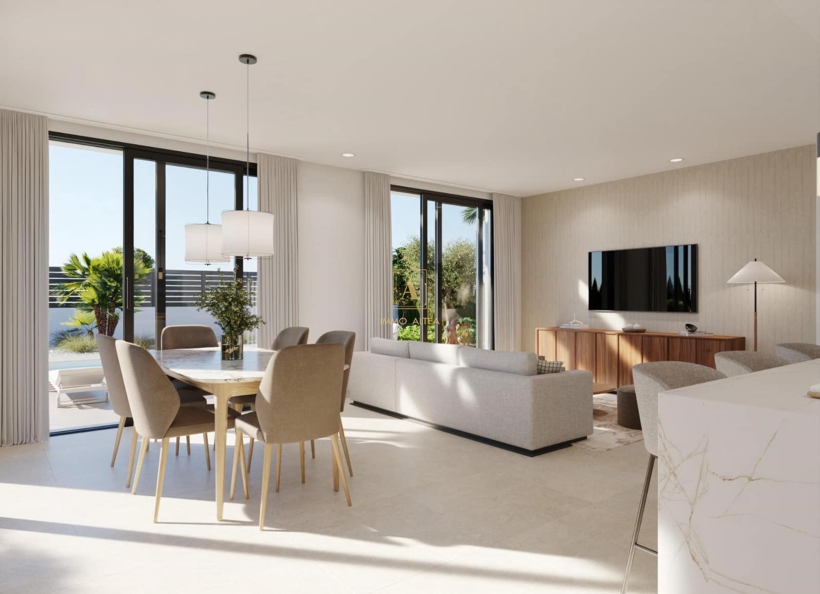 3 Zimmer Villa zu verkaufen in Fuente Alamo de Murcia mit Pool - 499.900 € (Ref: 9567792)