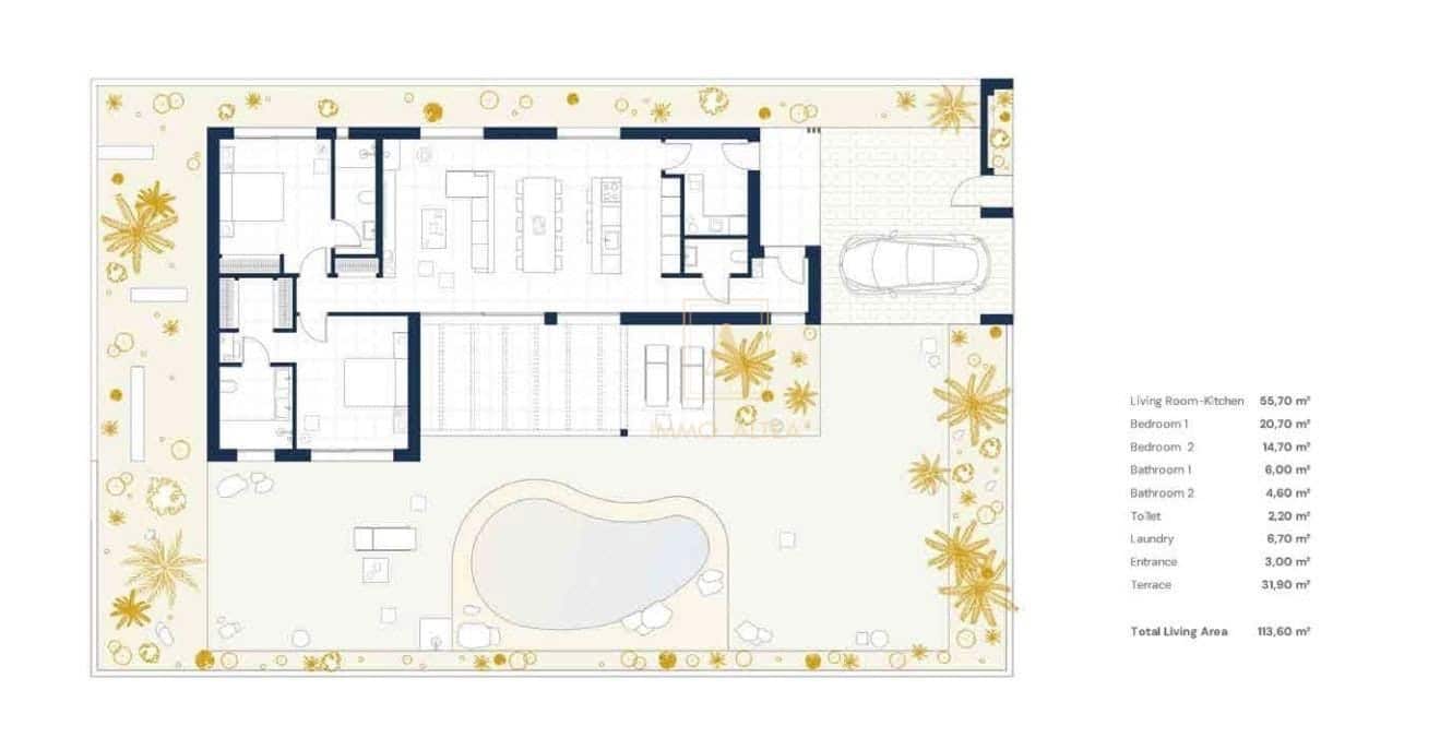 2 Zimmer Villa zu verkaufen in Banos y Mendigo mit Pool - 576.000 € (Ref: 9567993)