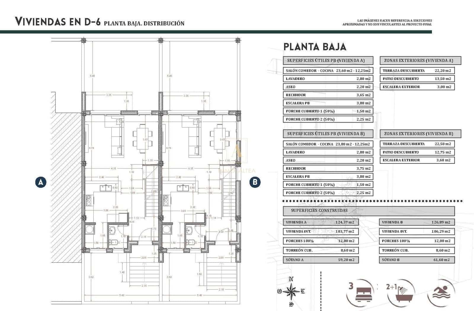 3 sypialnia Dom na sprzedaż w Bigastro z basenem - 250 000 € (Ref: 9581499)