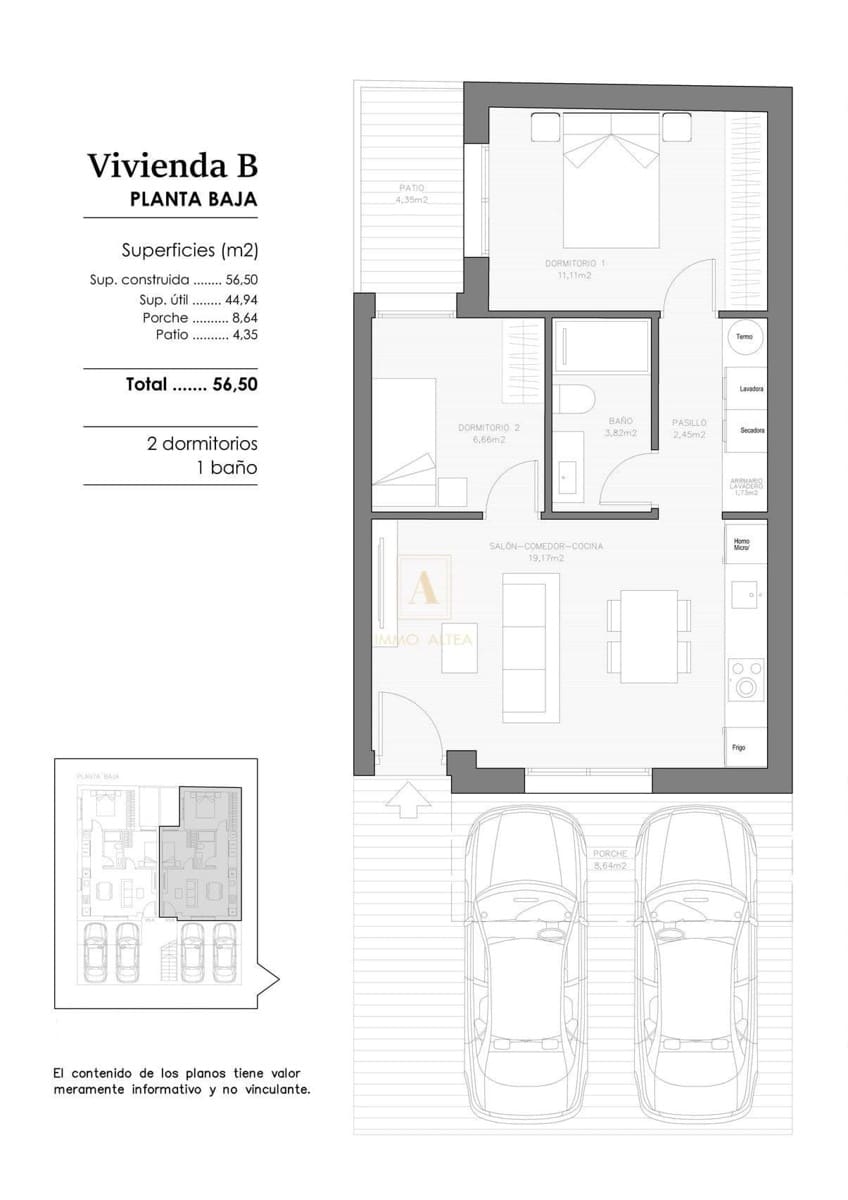 2 camera da letto Appartamento in vendita in Benejuzar - 131.250 € (Rif: 9600991)