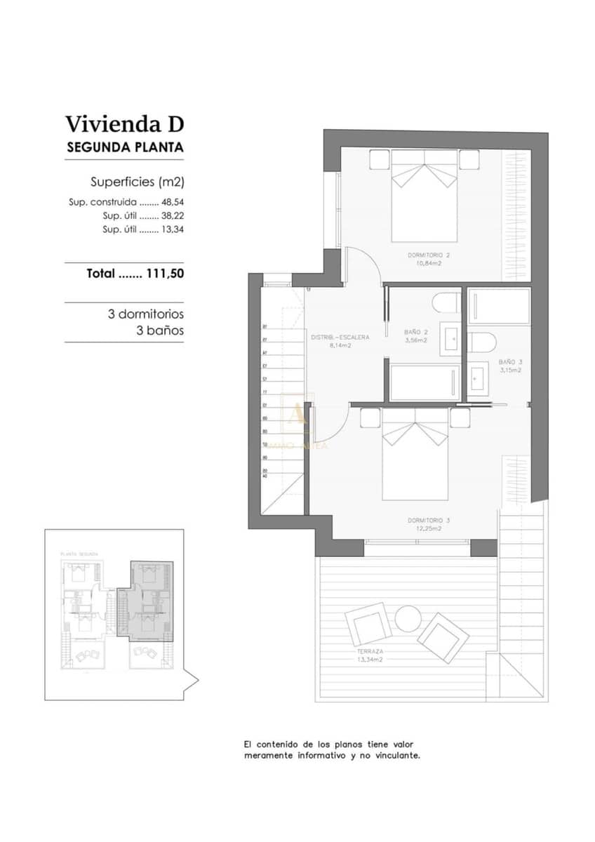 3 camera da letto Attico in vendita in Benejuzar - 225.570 € (Rif: 9600995)