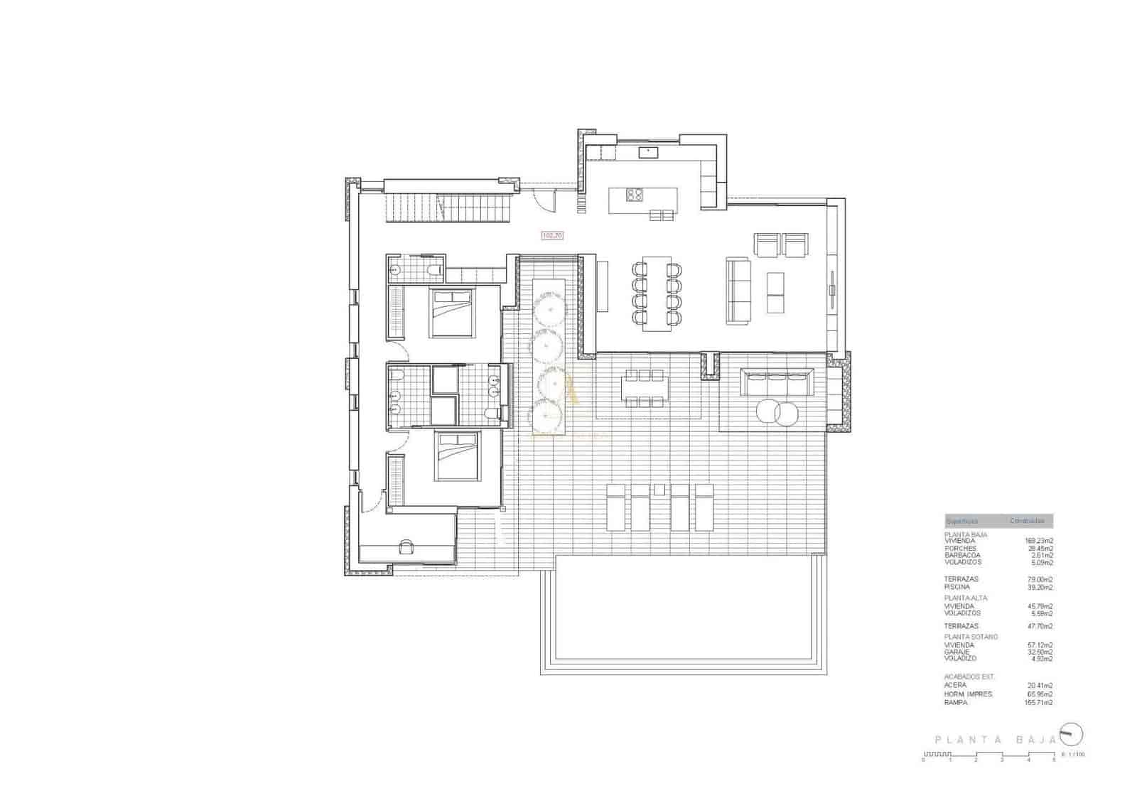 3 makuuhuone Huvila myytävänä paikassa Benissa mukana uima-altaan - 1 890 000 € (Ref: 9620755)
