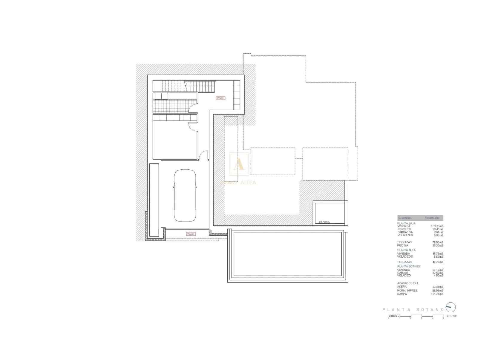 3 makuuhuone Huvila myytävänä paikassa Benissa mukana uima-altaan - 1 890 000 € (Ref: 9620755)