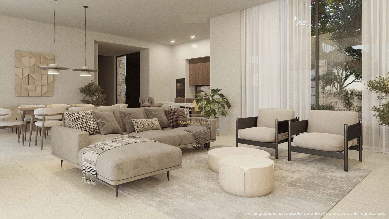 3 makuuhuone Huvila myytävänä paikassa Benissa mukana uima-altaan - 1 890 000 € (Ref: 9620755)