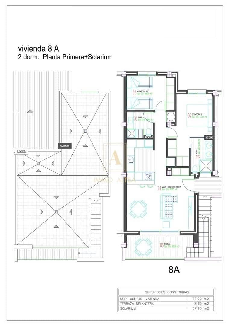 2 bedroom Villa for sale in Torrevieja with pool - € 340,000 (Ref: 9629582)