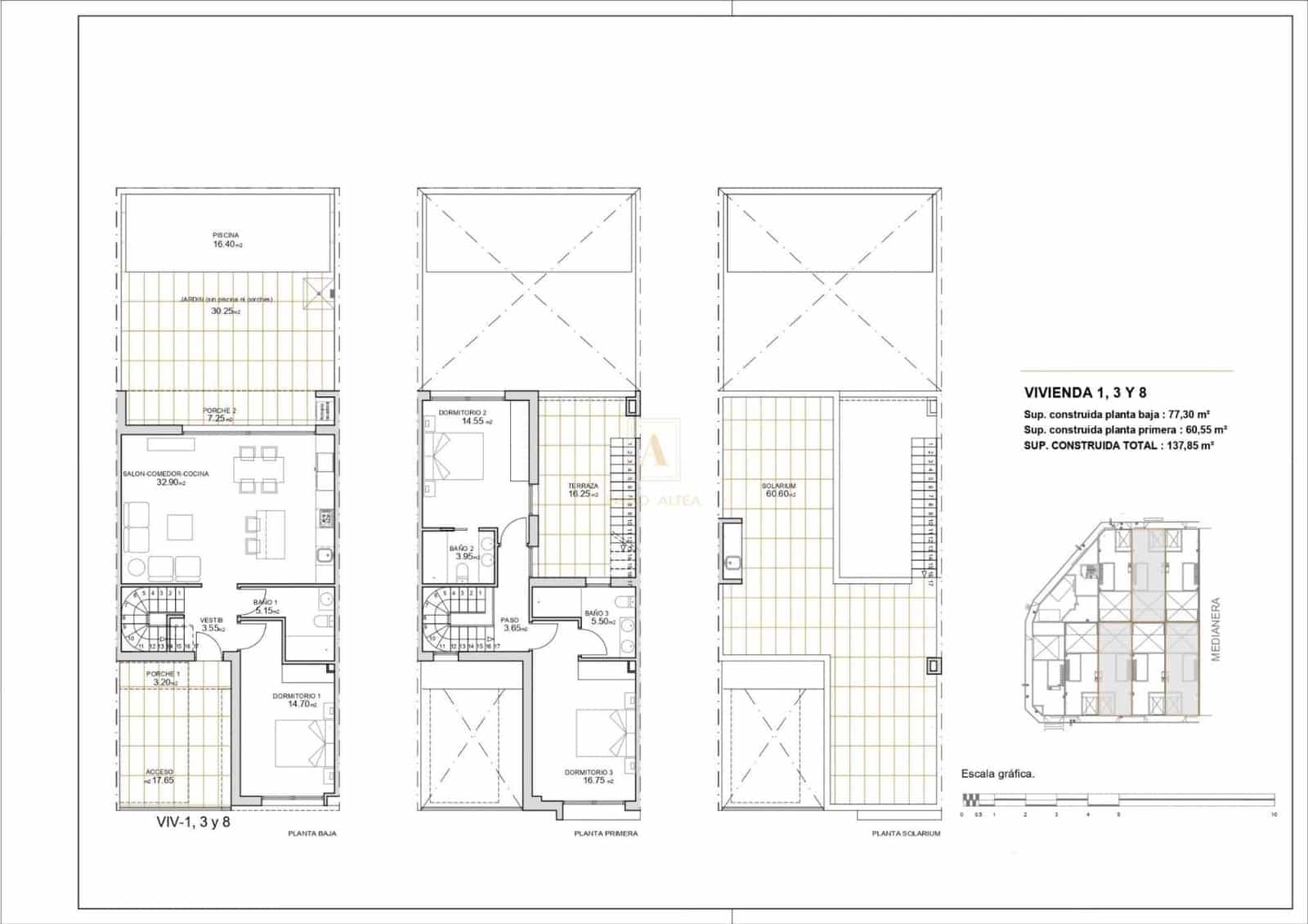 3 camera da letto Casa in vendita in San Javier con piscina - 299.900 € (Rif: 9651209)