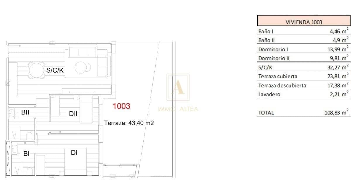 2 Zimmer Apartment zu verkaufen in San Miguel de Salinas mit Pool - 229.900 € (Ref: 9655633)