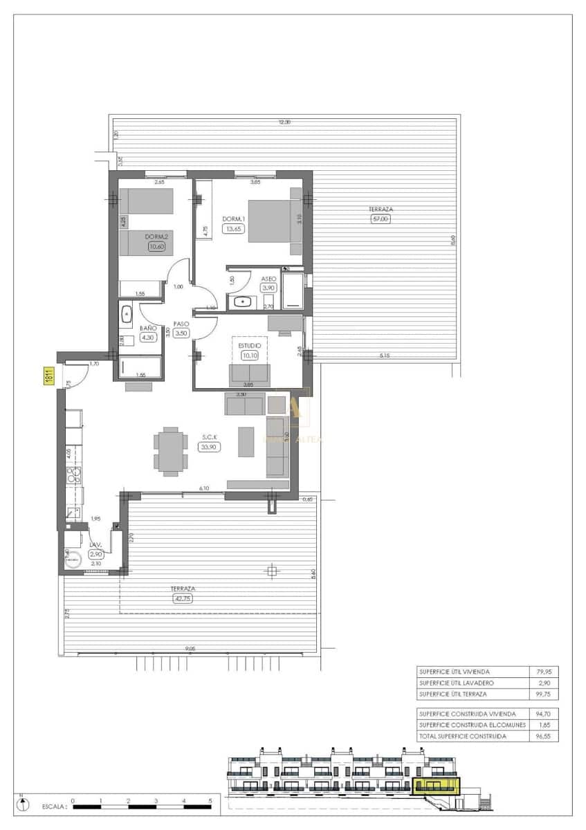 3 Zimmer Villa zu verkaufen in Algorfa mit Pool - 349.000 € (Ref: 9663375)