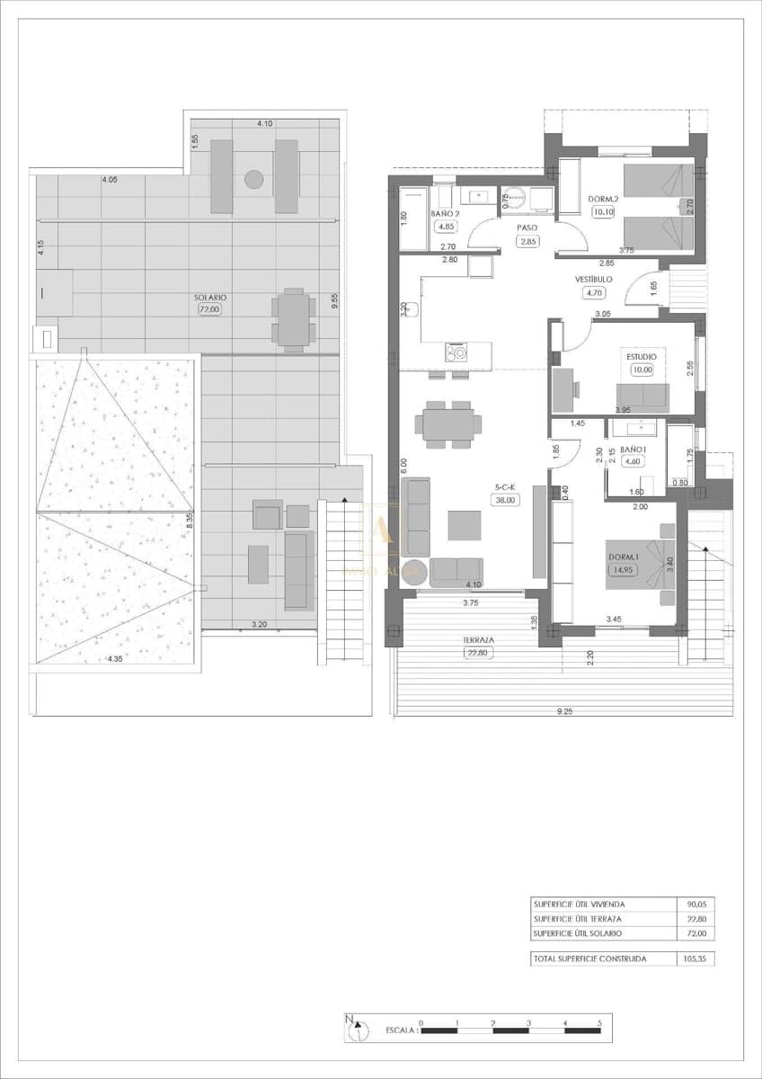 3 quarto Moradia para venda em Algorfa com piscina - 519 000 € (Ref: 9663381)