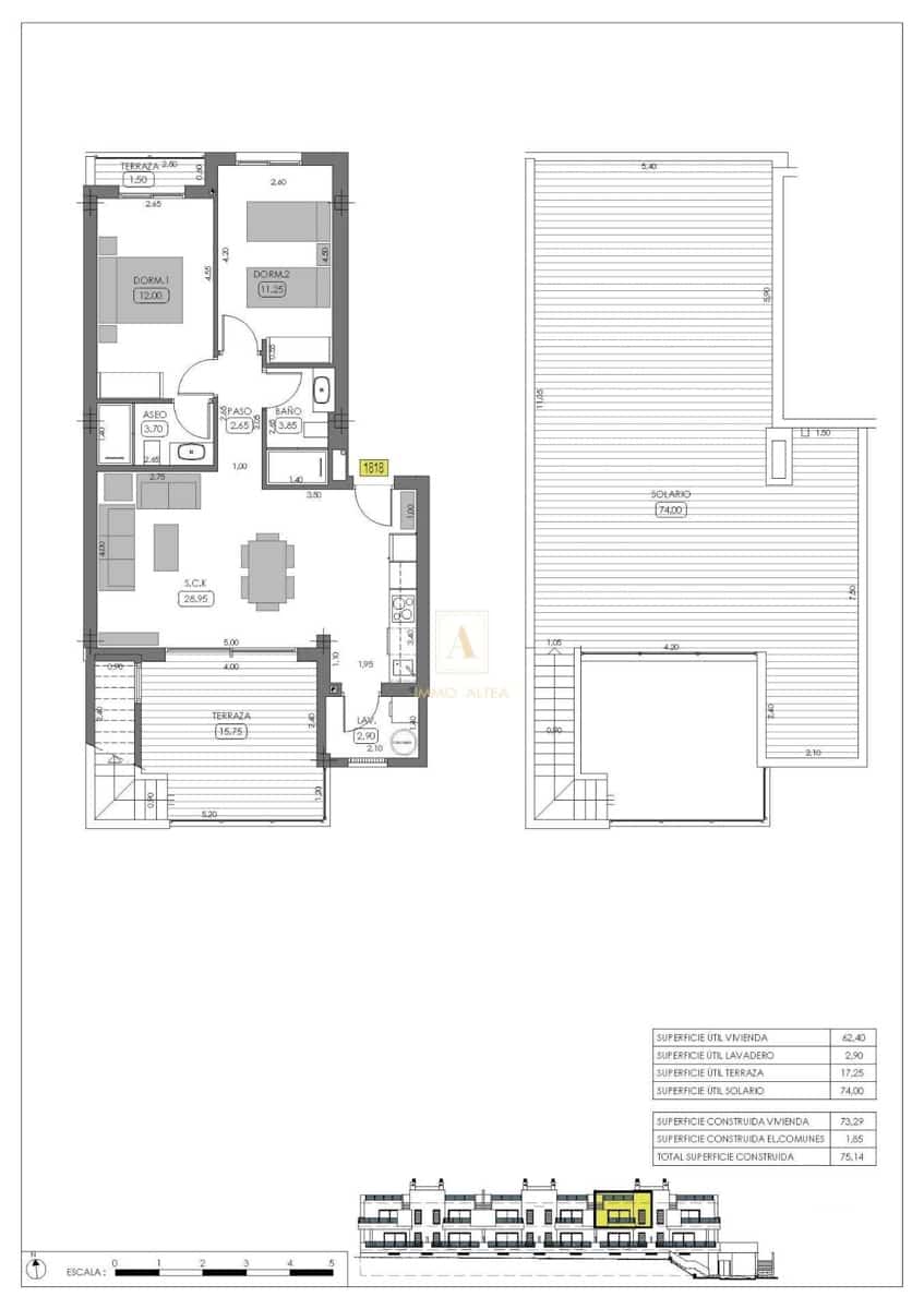 2 slaapkamer Villa te koop in Algorfa met zwembad - € 329.000 (Ref: 9663382)