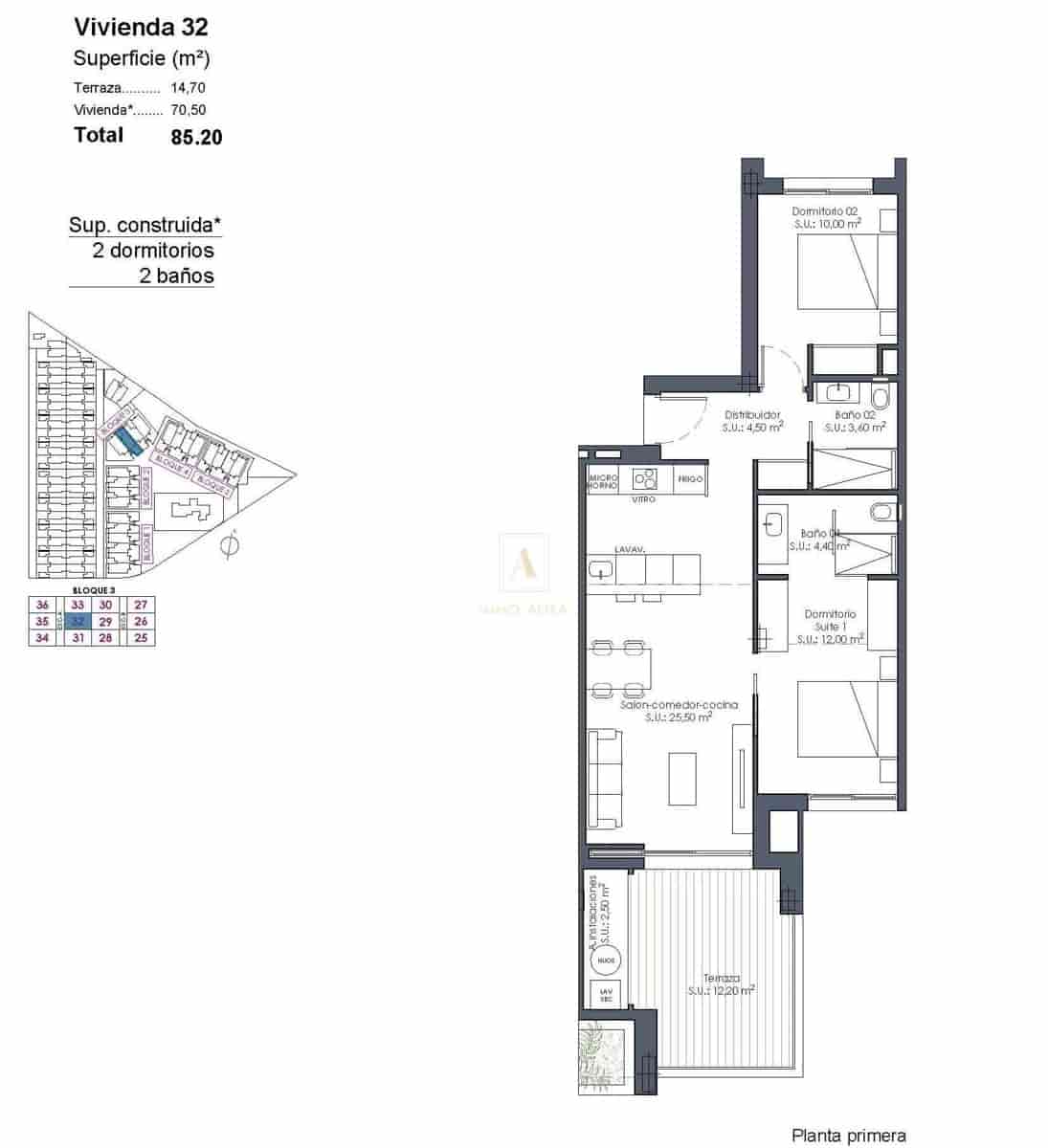 2 Zimmer Apartment zu verkaufen in Los Alcazares mit Pool - 299.000 € (Ref: 9665880)