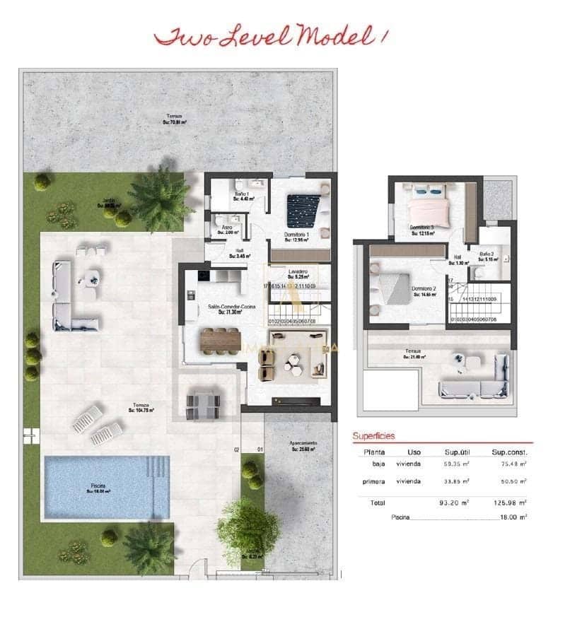 3 soveværelse Villa til salg i Banos y Mendigo med swimmingpool - € 499.900 (Ref: 9707675)