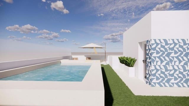 Ático de 3 habitaciones en Pilar de la Horadada en venta con piscina - 378.900 € (Ref: 9714471)