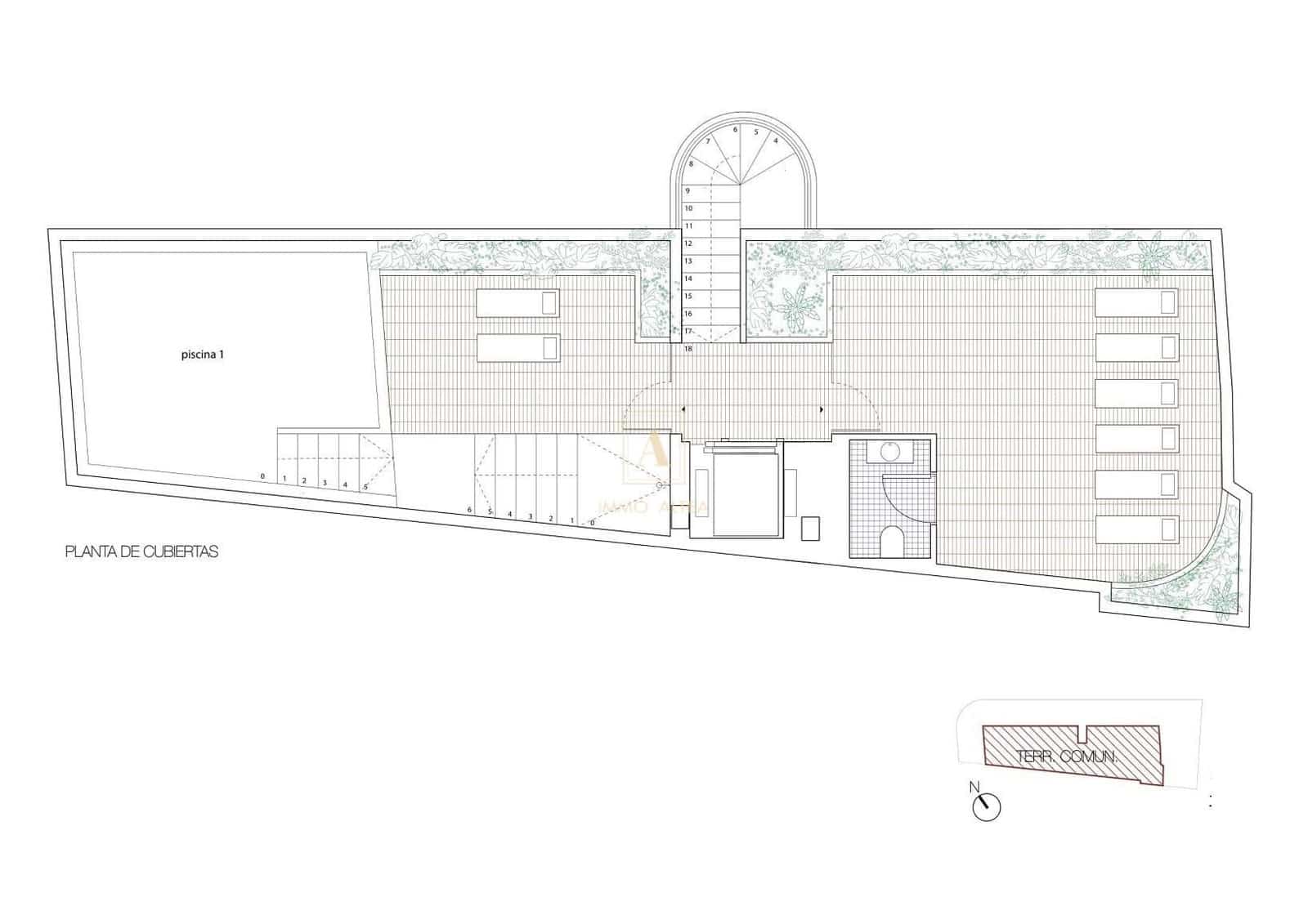 2 bedroom Penthouse for sale in Torrevieja with pool - € 459,900 (Ref: 9721061)