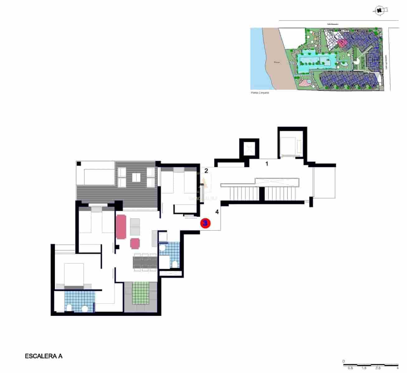 3 makuuhuone Huoneisto myytävänä paikassa Denia mukana uima-altaan - 475 000 € (Ref: 9731654)