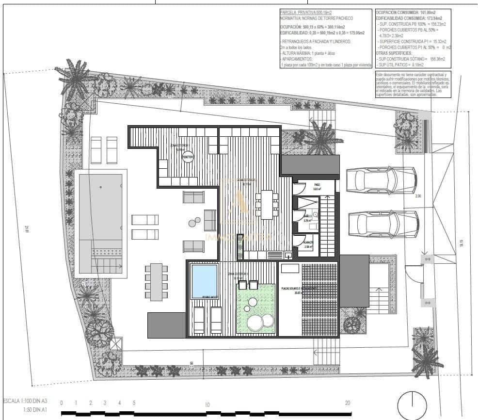 3 chambre Villa/Maison à vendre à Torre-Pacheco avec piscine - 1 498 000 € (Ref: 9744044)