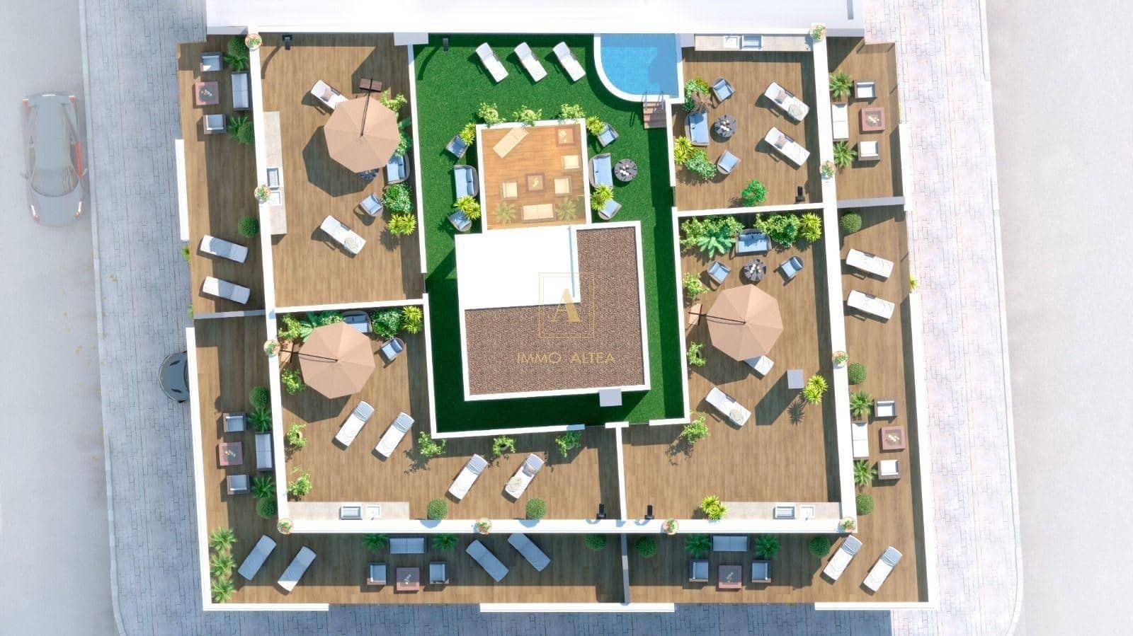 Ático de 2 habitaciones en Torrevieja en venta con piscina - 349.000 € (Ref: 9780108)