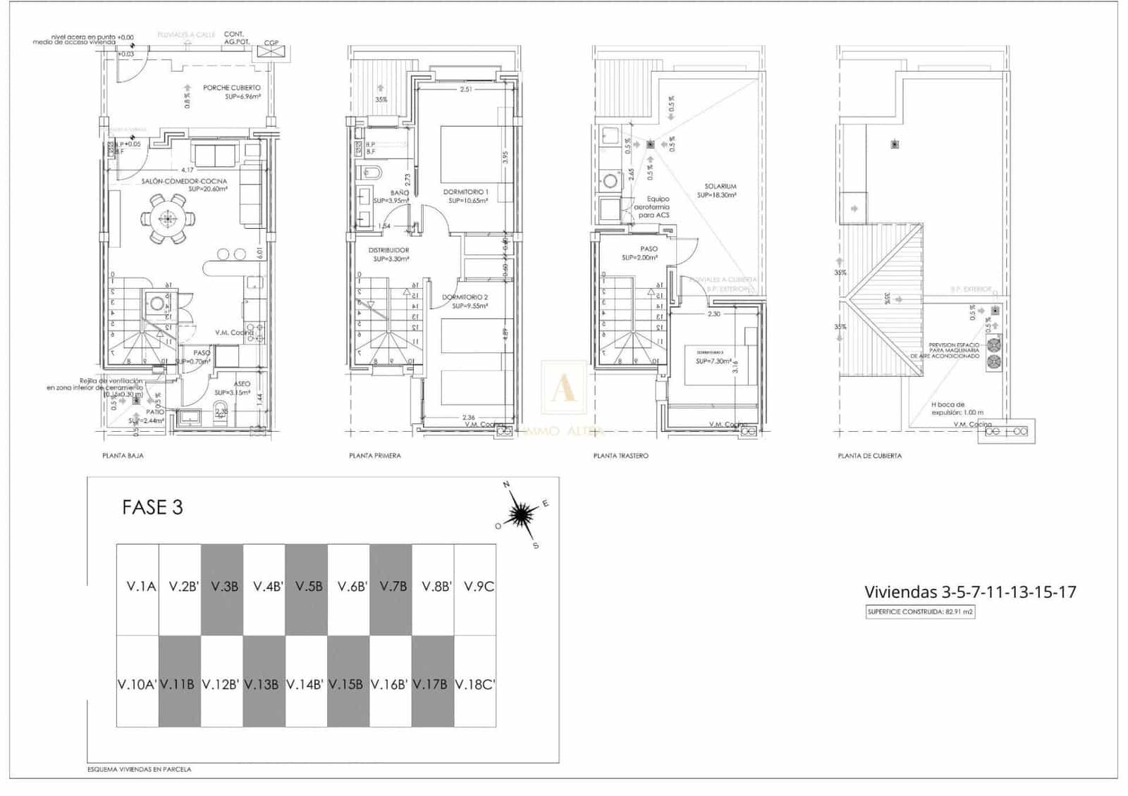 3 chambre Maison de Ville à vendre à Torre-Pacheco avec piscine - 219 900 € (Ref: 9794045)