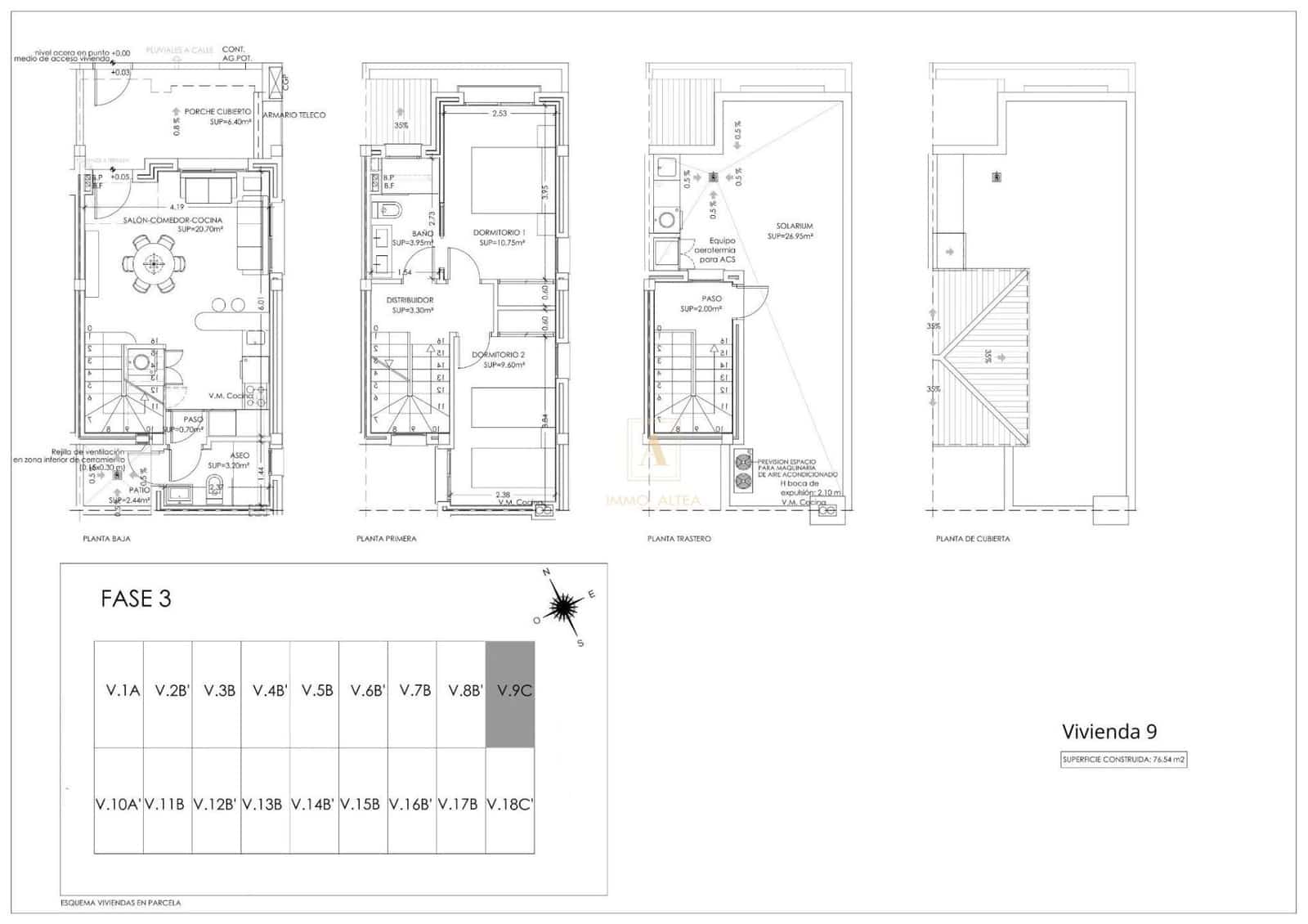 2 makuuhuone Omakotitalo myytävänä paikassa Torre-Pacheco mukana uima-altaan - 209 900 € (Ref: 9794046)