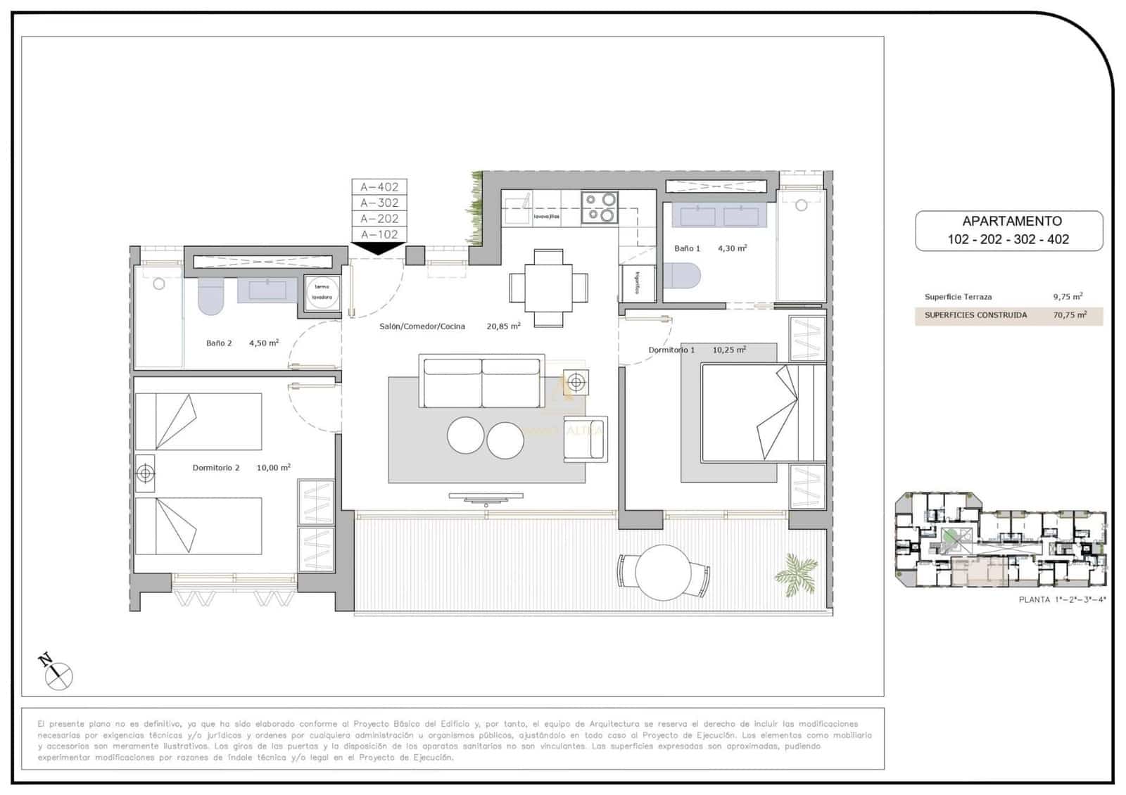 2 soverom Leilighet til salgs i Lo Pagan med svømmebasseng - € 187 900 (Ref: 9800344)