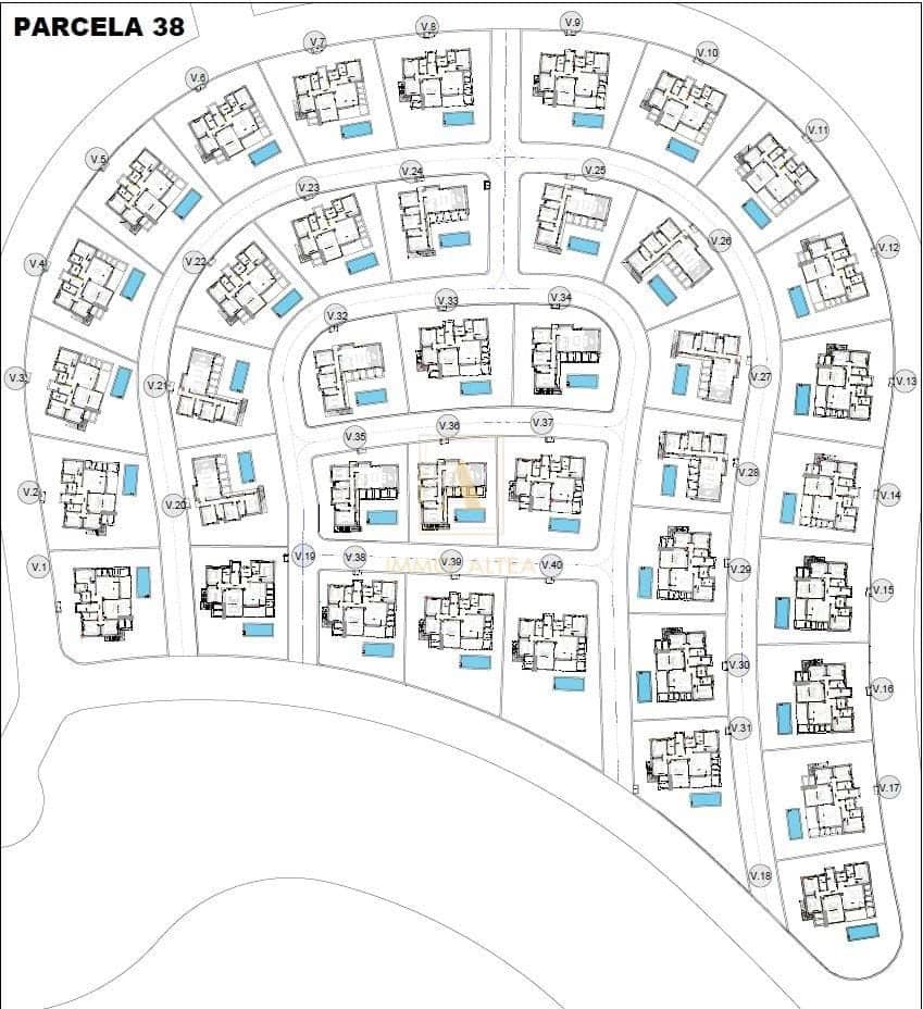3 makuuhuone Huvila myytävänä paikassa Hacienda del Alamo mukana uima-altaan - 369 900 € (Ref: 9806046)