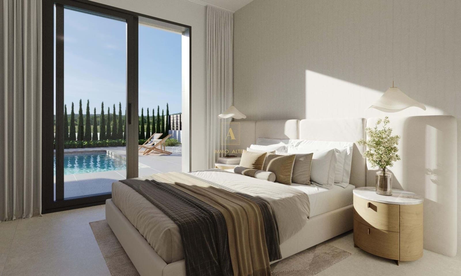 3 makuuhuone Huvila myytävänä paikassa Hacienda del Alamo mukana uima-altaan - 369 900 € (Ref: 9806046)