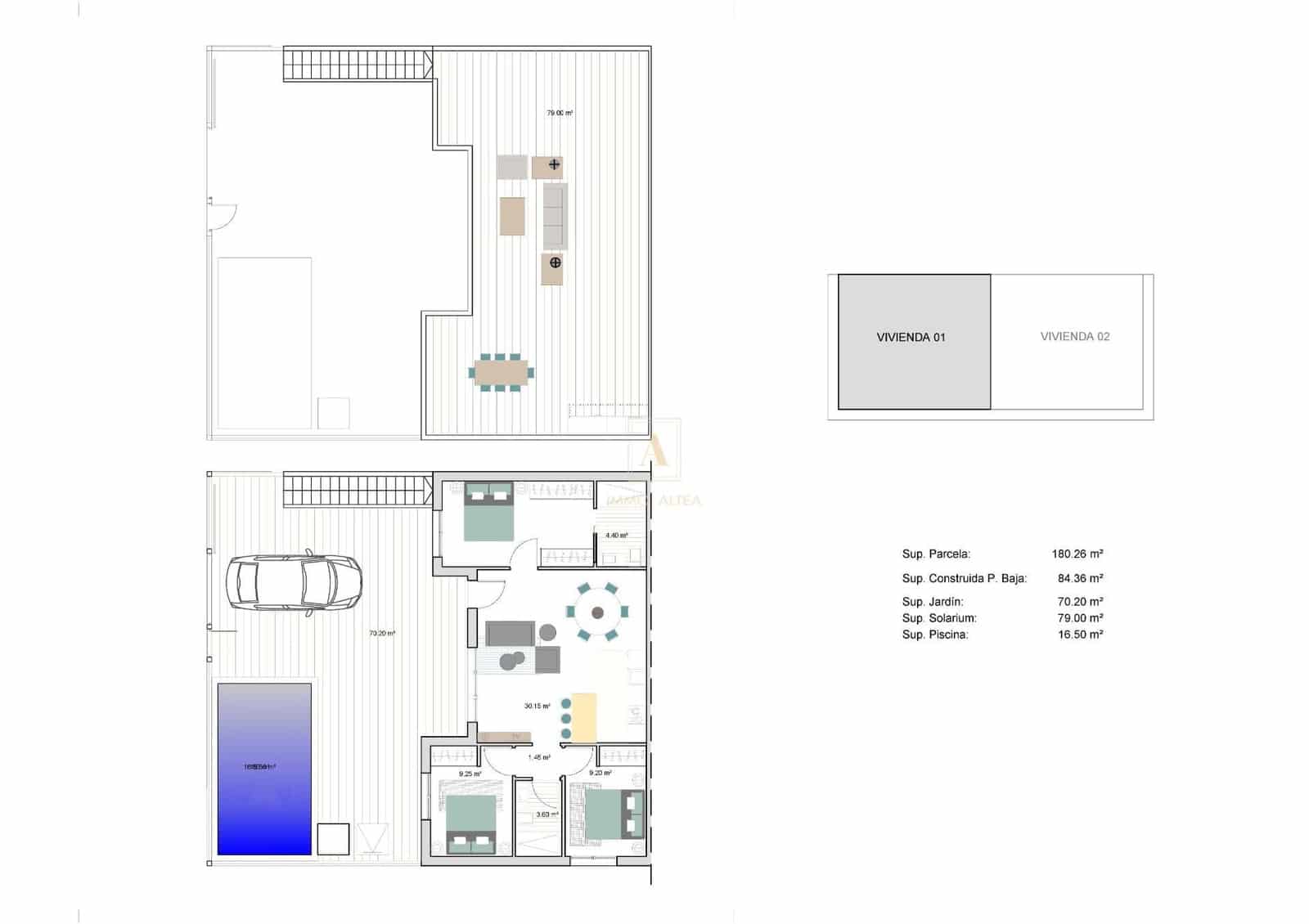 3 chambre Villa/Maison à vendre à Torre-Pacheco avec piscine - 279 900 € (Ref: 9813672)