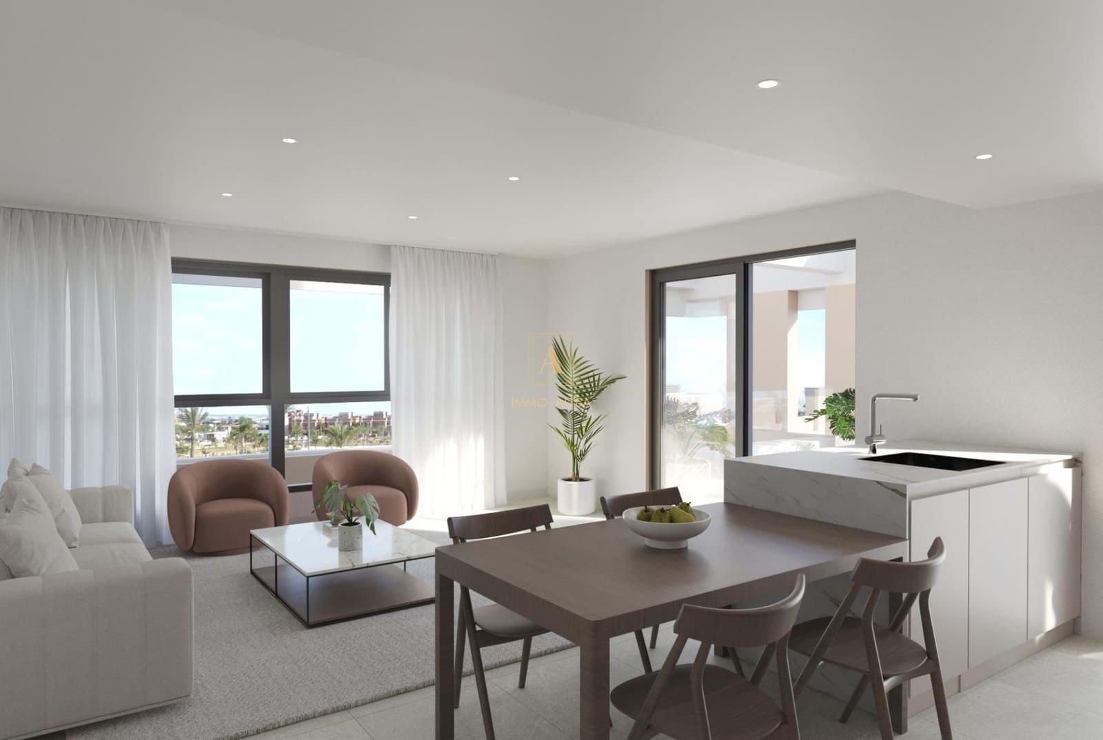 2 makuuhuone Huoneisto myytävänä paikassa Torre-Pacheco mukana uima-altaan - 285 000 € (Ref: 9816971)