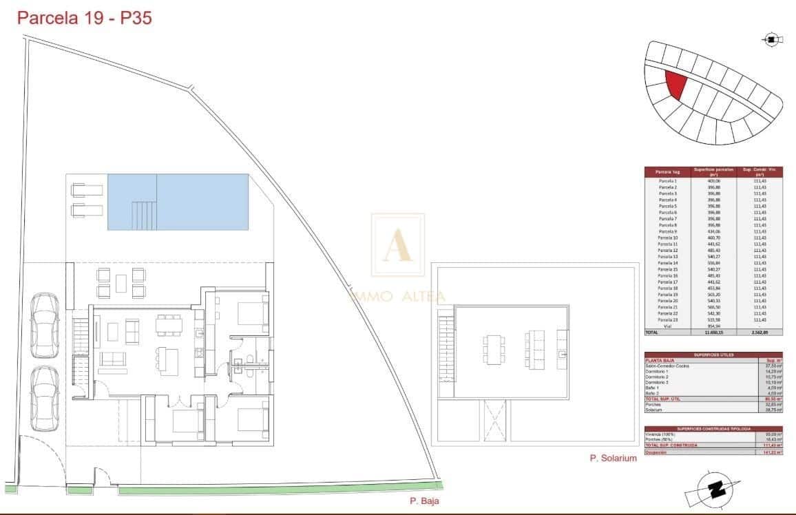 3 bedroom Villa for sale in Hacienda del Alamo with pool - € 395,000 (Ref: 9850963)