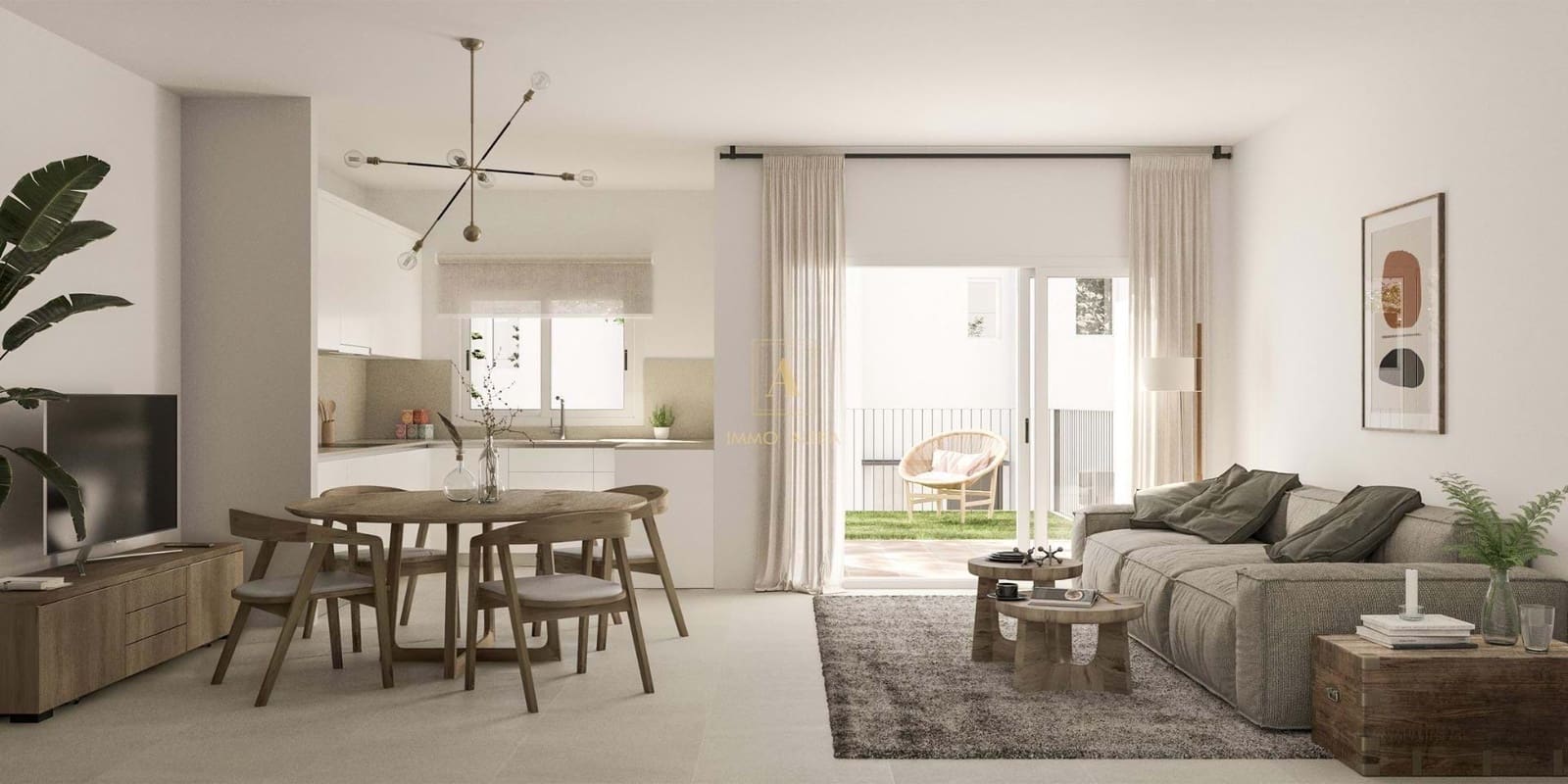 3 soveværelse Byhus til salg i Monforte del Cid med swimmingpool - € 390.000 (Ref: 9854861)