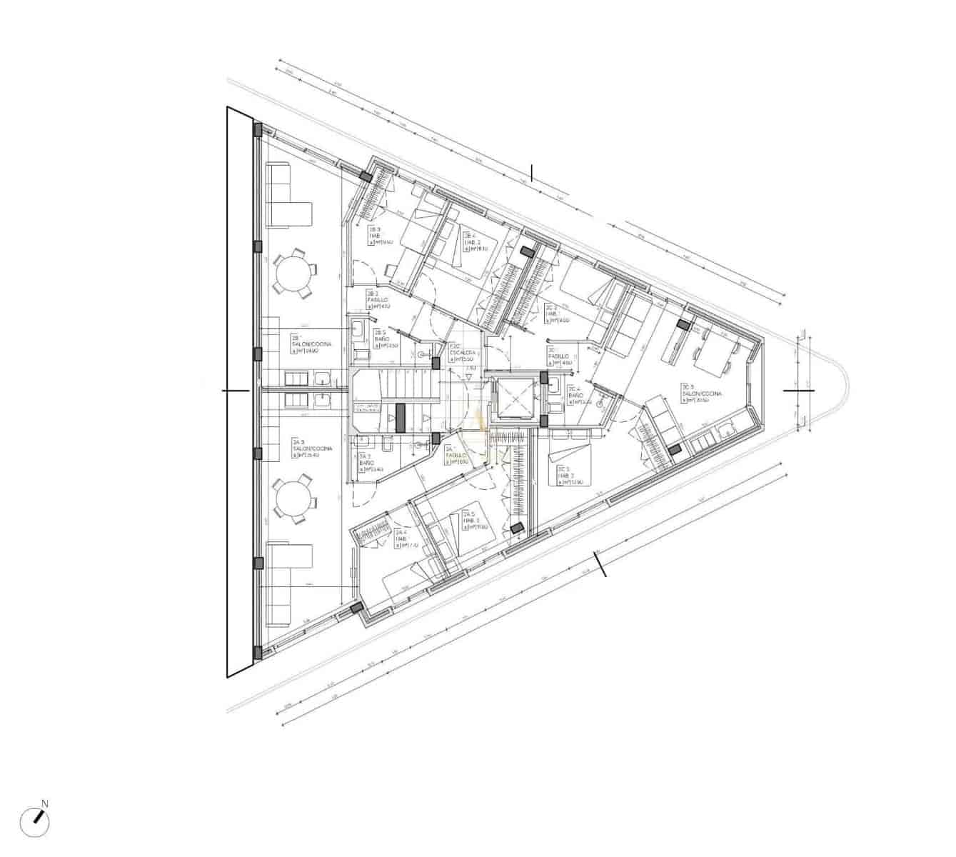 Ático de 2 habitaciones en Mazarrón en venta - 127.500 € (Ref: 9887870)