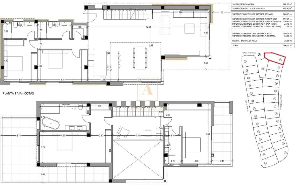 4 soverom Villa til salgs i Finestrat med svømmebasseng - € 2 195 000 (Ref: 9900064)