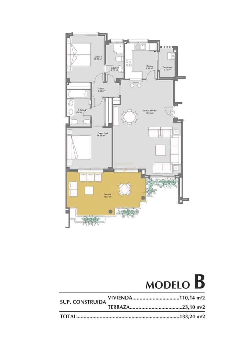 2 sovrum Lägenhet till salu i Orihuela med pool - 325 800 € (Ref: 9909980)