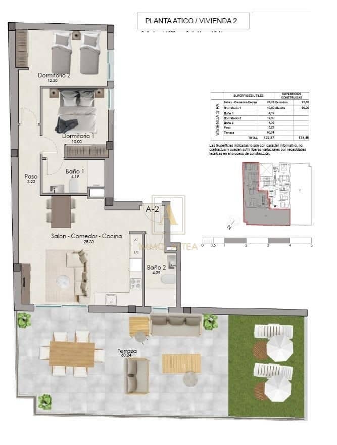 2 chambre Penthouse à vendre à Santa Pola avec piscine - 365 000 € (Ref: 9959091)