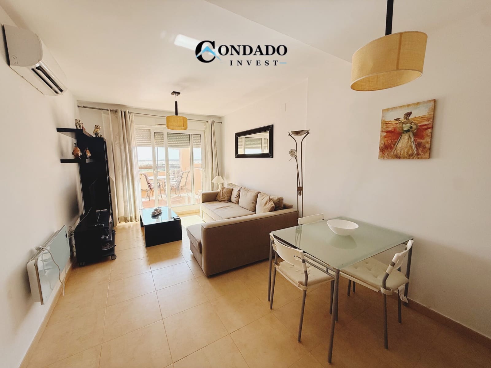 2 soveværelse Lejlighed til salg i Alhama de Murcia med swimmingpool - € 125.000 (Ref: 10002618)