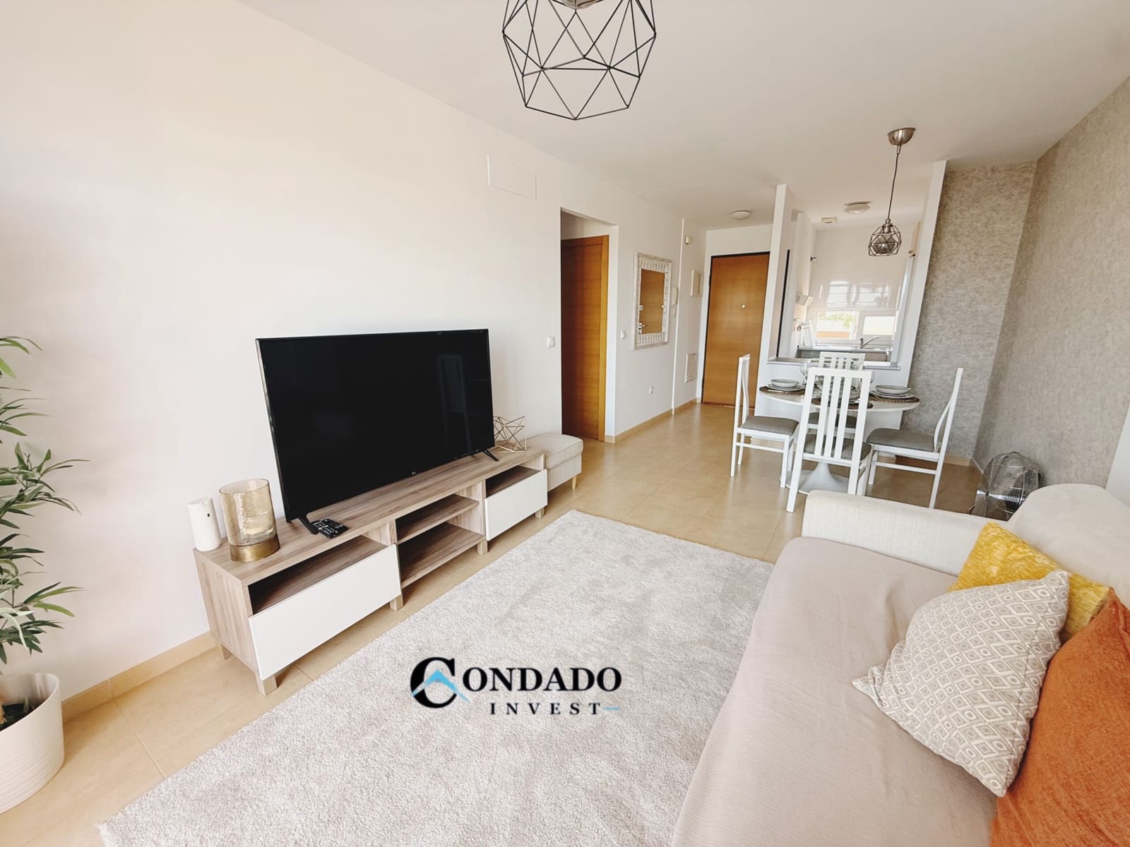 2 quarto Apartamento para venda em Alhama de Murcia com piscina - 120 000 € (Ref: 10042508)