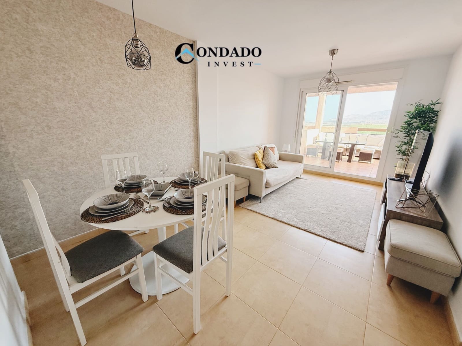 2 quarto Apartamento para venda em Alhama de Murcia com piscina - 120 000 € (Ref: 10042508)
