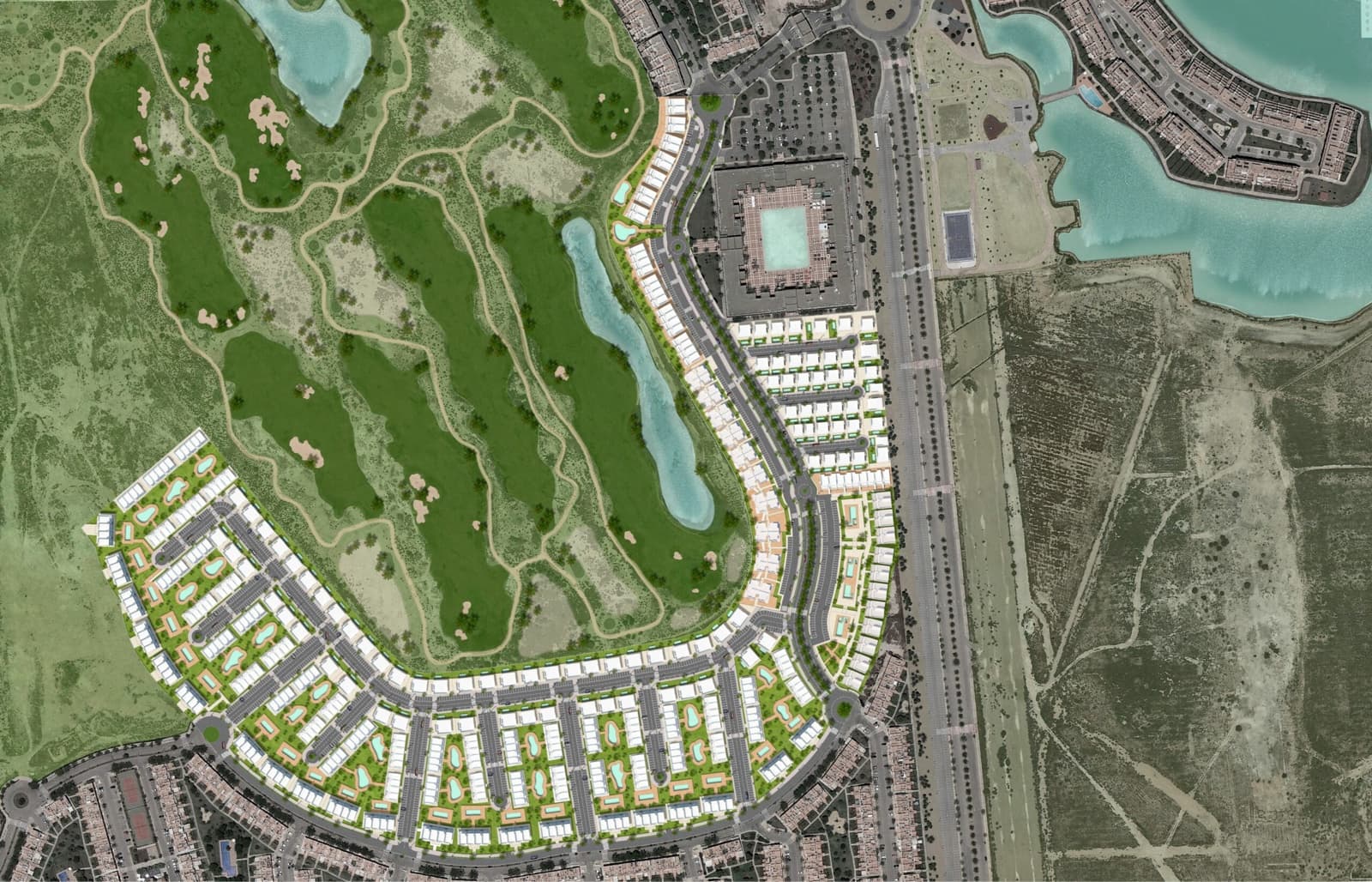 2 Zimmer Villa zu verkaufen in Condado de Alhama mit Pool Garage - 305.900 € (Ref: 8555604)