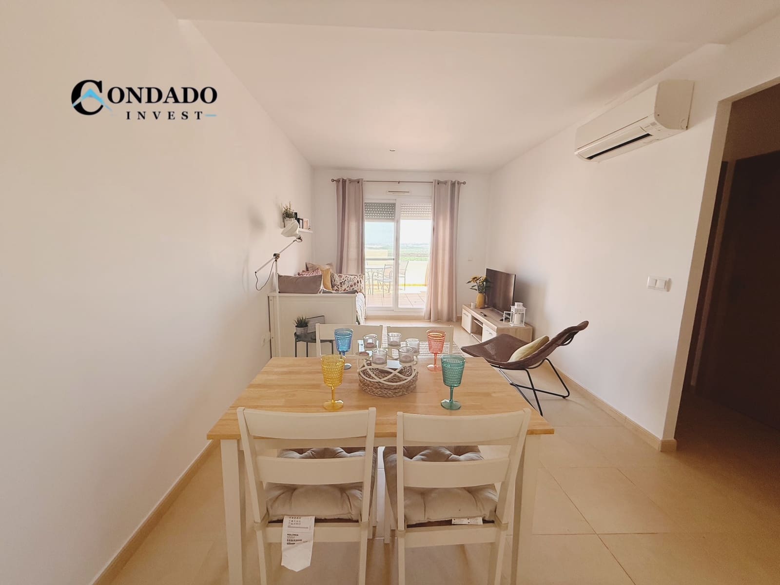 2 soveværelse Lejlighed til salg i Alhama de Murcia med swimmingpool garage - € 97.000 (Ref: 9051150)