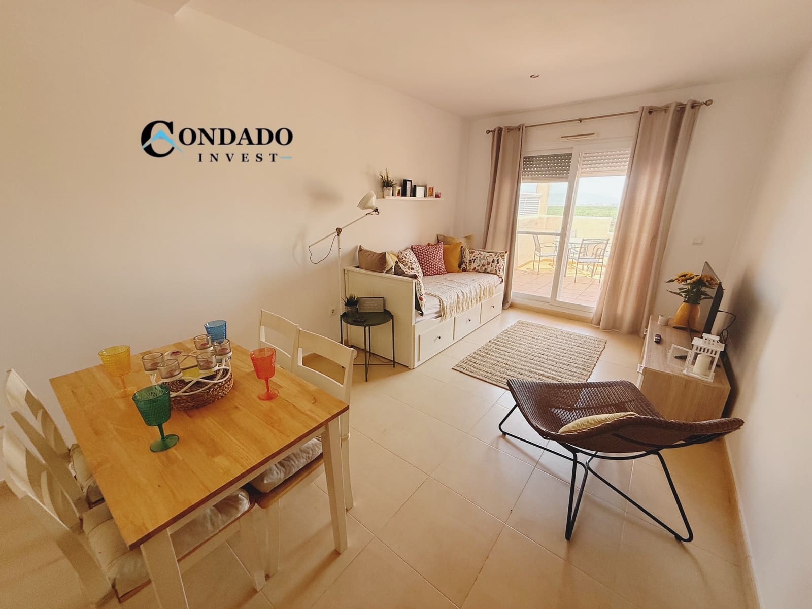 2 soveværelse Lejlighed til salg i Alhama de Murcia med swimmingpool garage - € 97.000 (Ref: 9051150)